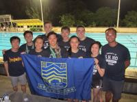 Rachel Leung (3rd from left) and other SHHO swimmers
